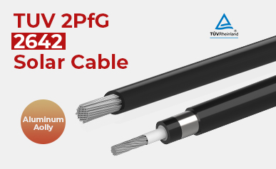 TÜV 2PfG/2642 알루미늄 태양광 케이블로 태양 에너지 효율 극대화